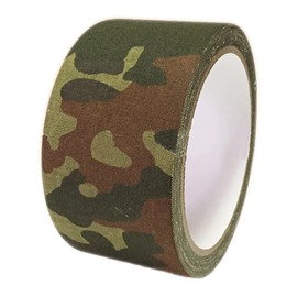 homeemoh 5cm x 5m Self Adhesive Protective Camouflage Tape, Camo Wrap Waterproof Tape Stretch Bandage Duct Tape for Outdoor Camping,Germany