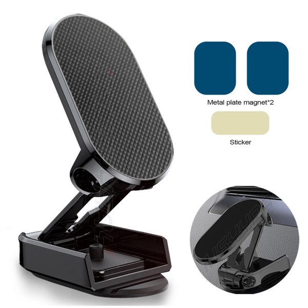 CHUSYYRAY Universal 360° Rotating Magnetic Car Phone Holder Folding Stand