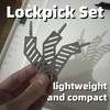 Lock Pick Set,Lock Picking Kit,Lo-ck Padlock Set for Locksmith,Loc-k Pi-ck