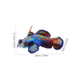 ABOOFAN Metal Fish Wall Art Creative Iron Hanging Decor for Indoor Outdoor Use Stylish Fish Shaped Decoration for Home Office Garden More Fade Resistant Design