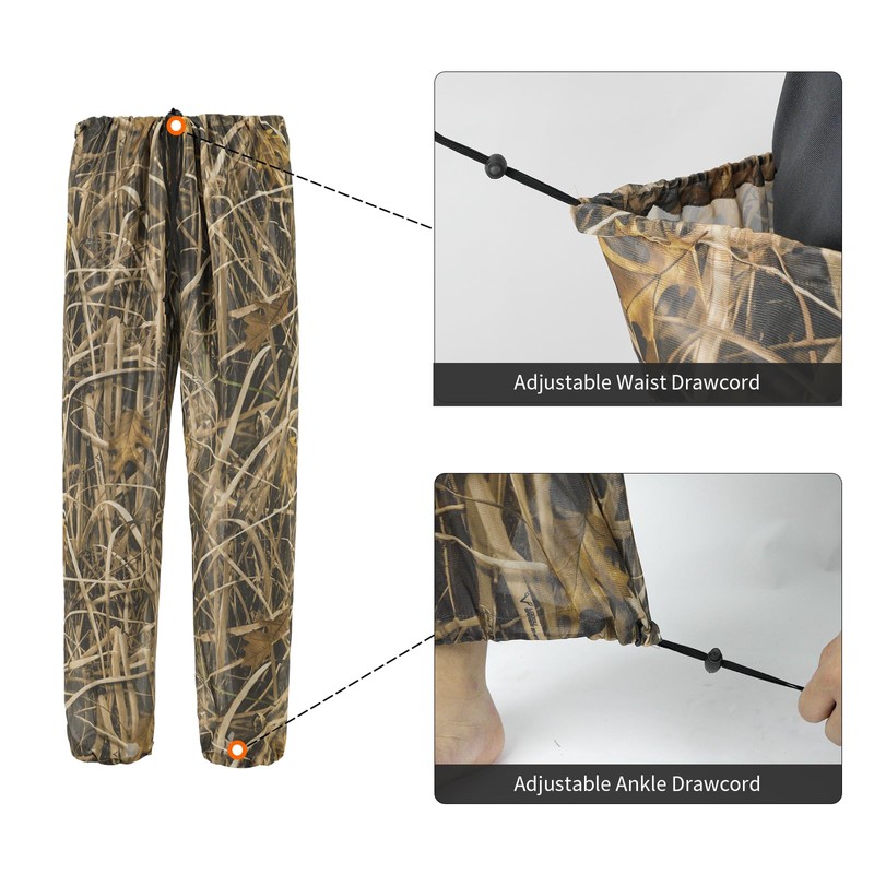 LOOGU Mosquito Suits, Net Bug Pants & Jacket Hood Sets
