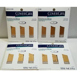 COVERGIRL BUY 2 GET 1 FREE ADD 3 TO CART CoverGirl Continuous Wear Natural Make-up Sample  - 3 Medium Dark