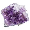 KYEYGWO KYEYGWO Natrlichen Amethyst Drusensegment Rohstck, Unregelm??ige Naturstck Dekorative Steine Drusenstck, Reiki Heilung Kristall Cluster Specimen Edelstein Fengshui Ornamente