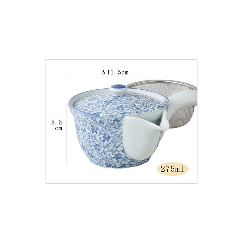 有田焼 Flower Arabesque Cage Net with ma-bi- 急須