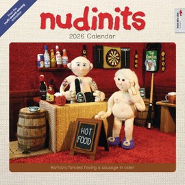 Nudinits Wall Calendar 2026 + EXCLUSIVE LIMITED EDITION PEN