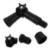 Mikinona Angle Adaptor for Threaded Extension Pole Attach to Duster