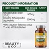 Ashwagandha 5000mg 180 Tablets (2x90), High Strength Ashwagandha- 6 Months