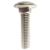 3/8-16 x 1-1/2" Carriage Bolts, Round Head, Square Neck, Stainless