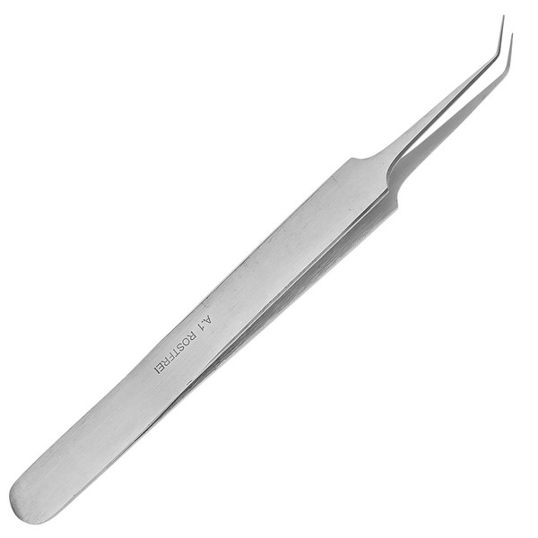 May – Model Technical Tweezers Curved Sharp – Tweezers – Watchmaker's Tweezers Electrician Tweezers Precision Tweezers – Stainless Steel