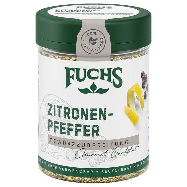 Fuchs Spices - Lemon Pepper Spice - Spice Preparation for