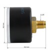 Fittingteile - Horizontal Pressure Gauge Diameter 40 mm - Display