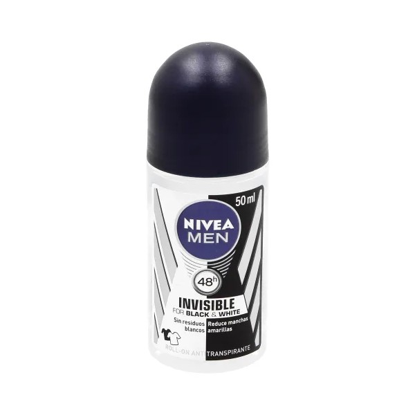 Nivea Men Desodorante Roll On Invisible 50 Ml