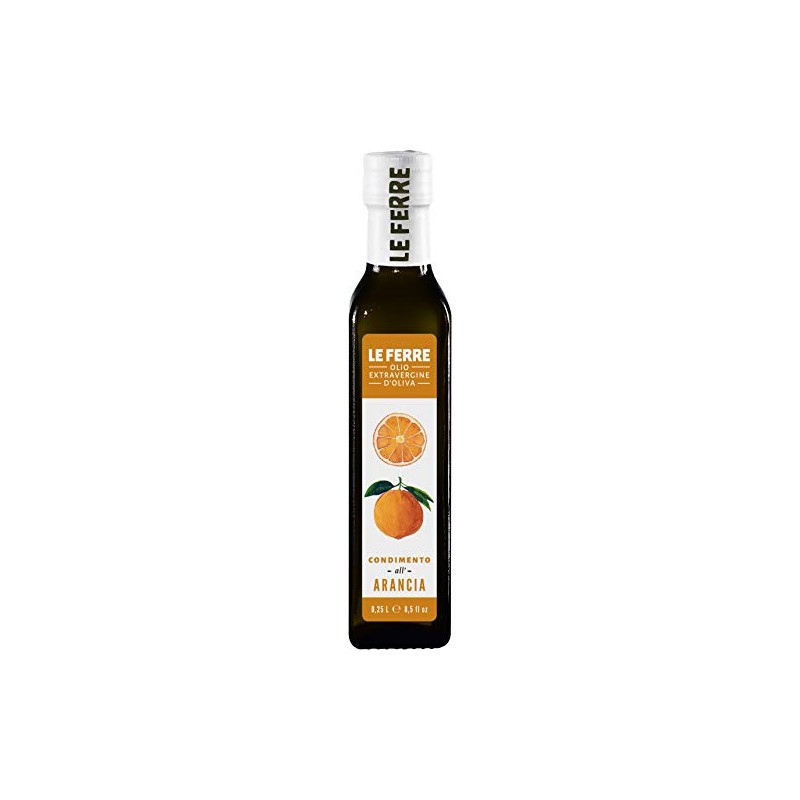 Olio extravergine d'oliva aromatizzato all'arancia 0,25 lt