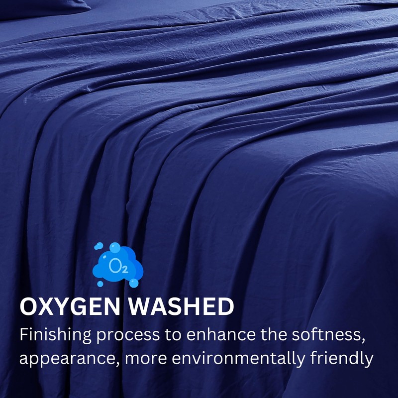 Casa Platino Twin XL Bedding Set, Pre-Washed Ultra Soft &