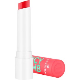 essence JUICY BOMB glossy butter balm, Lippenbalsam, Nr. 01, Rot, natürlich, glänzend, strahlend frisch, vegan, ohne Parabene, ohne Mikroplastikpartikel, Nanopartikel frei, 1er Pack (2.5g)