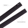 Cuttable Wiper Blade Refills Strip, 4PCS Universal Car Windscreen Wiper