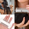 Metal Comb, Exquisite Anti-Static Stainless Steel Hair Comb, Portable Double
