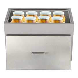 Water Bath Canner, Commercial Canning Pot with Lid Stainless Steel Boiling Water Canner with 2 Canning Racks, Pot Stove Top Canner Pot Large Waterbath Canner (50L/13.2Gal)