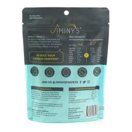 Jiminy's Cricket Protein Peanut Butter & Pumpkin Cricket Cookie Treats | 100% Made in The USA | Gluten-Free | Sustainable | Limited Ingredients | High Protein | Hypoallergenic