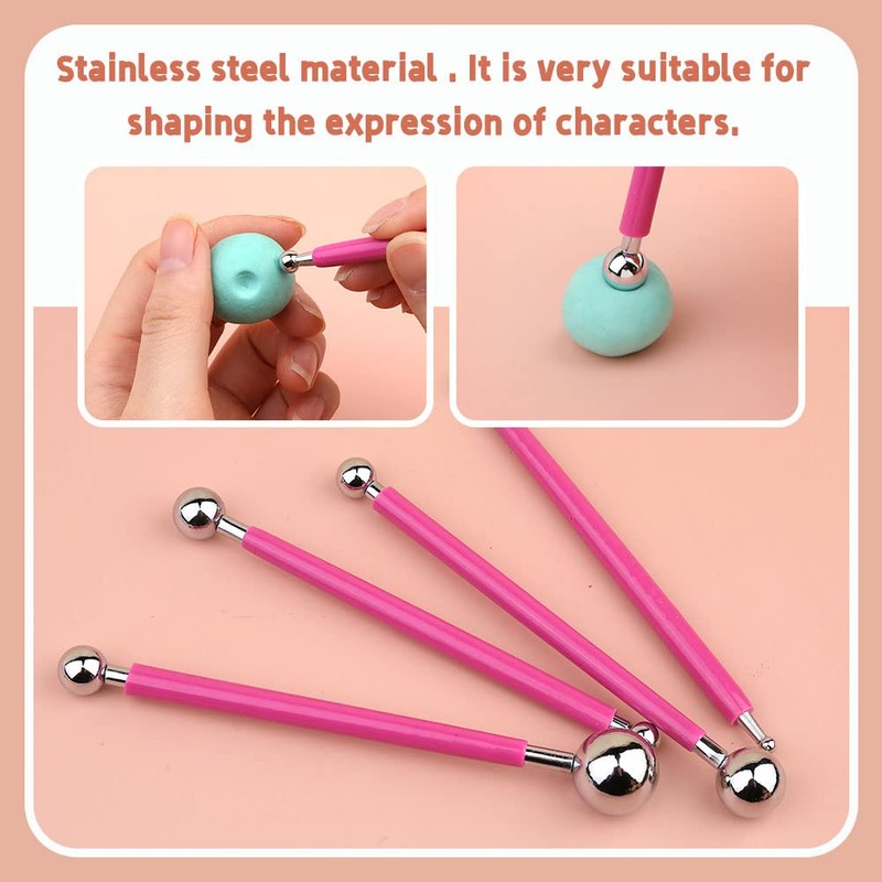 14 PCS Dotting Tools Ball Styluses with Box, Dotting Tools