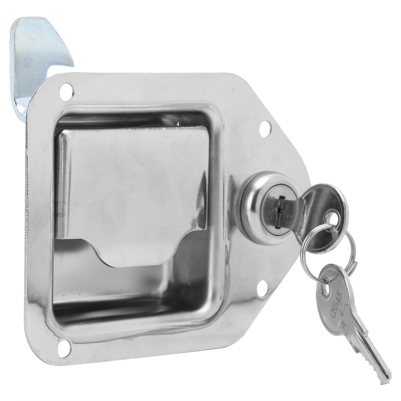 Car Door Lock T Shape Stainless Steel with 2 Keys