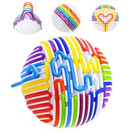 Sensory Activity Balls, Sensory Toy Balls, Sensory Activity Toys with 16 Ropes for Soothing and Anxiety Relief for Children and Adults from 3 Years with Anxiety, ADHD and Autism