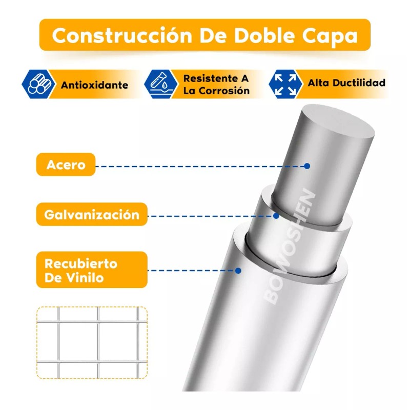 Criba Galvanizadora Malla Ciclónica De Acero Para Cercas 4x4