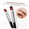 PACKOVE 6Pcs Eyebrow Brush Professional Angled Flat Makeup Tools for