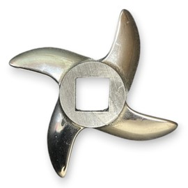 ALFA 22 KN SS Stainless Steel Meat Grinder Knife for Meat Grinders | Replacement Stainless Steel Blade for Commercial Kitchen Hub Size #22 Meat Choppers