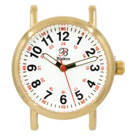 Blekon Original Petite Nurse Watch for Medical Professionals and Students - Various Scrub Colors - Small Easy Read Dial, Military Time with Second Hand, Silicone Band, 3 ATM Water Resistant (Create Your Own Watch)