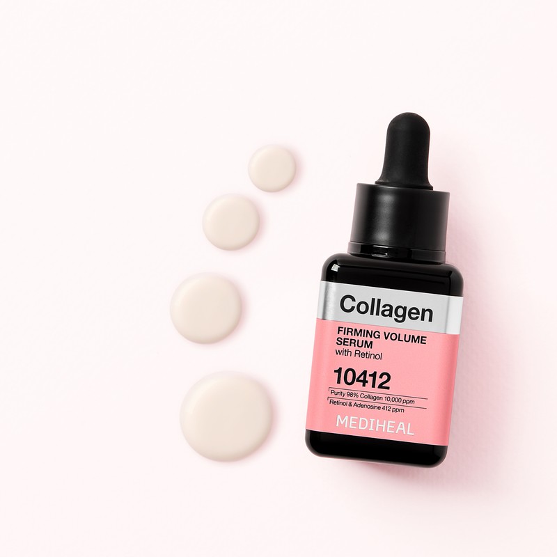 Mediheal Collagen Elasticity Volume Serum / Retinol Liposome Applying Collagen