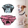 2pcs Soft Breathable Dog Physiological Pants Adjustable Dog Pet Underwear