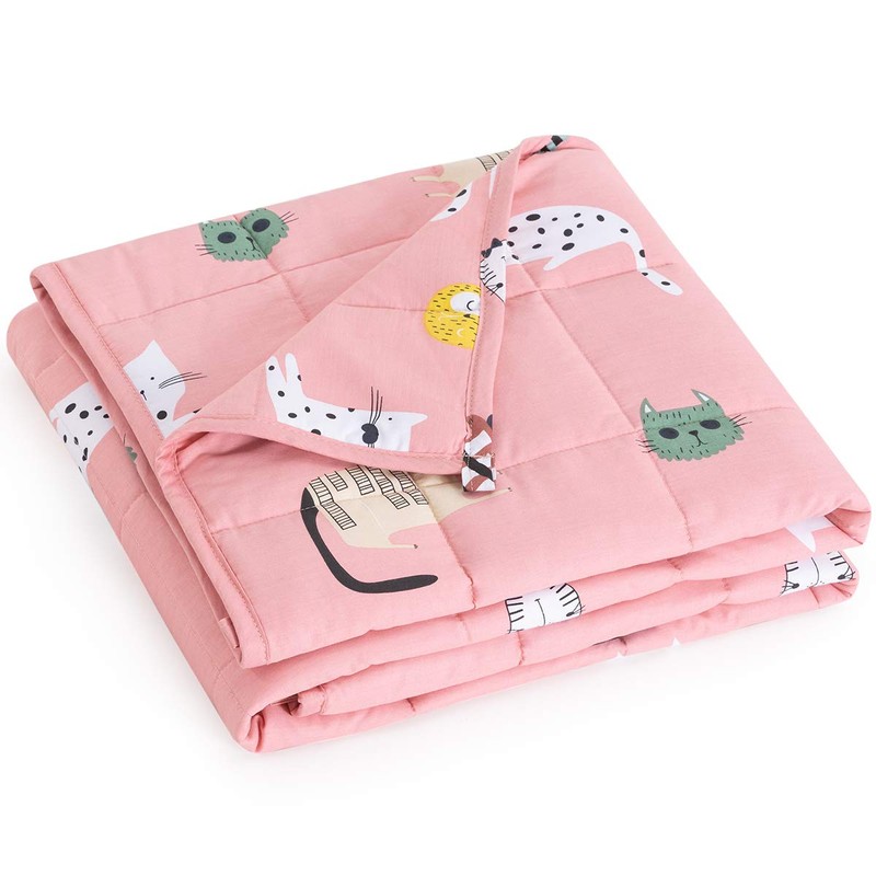Mr. Sandman Weighted Blanket 7 lbs Twin/Full-Size Bed, Best for