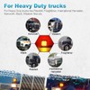 Partsam 2X Square Double Face LED Pedestal Light Cab Fender