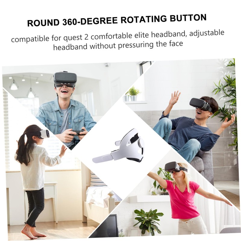 DOITOOL Adjustable Vr Strap Enhanced Support Compatible Comfortable Design for