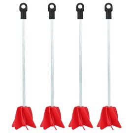 4-Pack Helix Paint Mixer Attachment for Drill - 11.8" Industrial Stirrer Paddle, 1 to 5 Gallon Epoxy Resin Mixer (Fits Concrete, Silicone, Thick Materials)​ (4 Pcs)