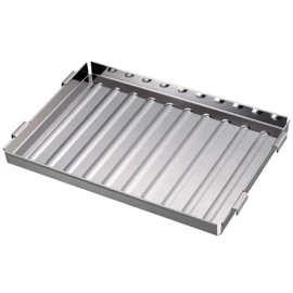 Captain Stag UG-2039 2-in-1 Barbecue Stove, Open-Air Grill, Collapsible, Kamado Smart Grill, B5 Model, Charcoal Tray [Exchange Parts], Silver, Product Size: Approx. 260 x 175 x 20mm Height