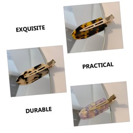 Beavorty 10pcs Hair Styling Accessories Flat Clip Hair Barrettes Women Alligator Hairpins