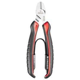 Facom 192 a.20cpe Diagonal Cutting Pliers, 200 mm, Red/Black
