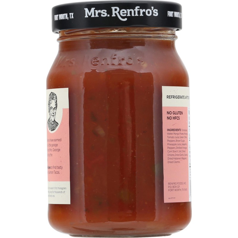 Mrs. Renfro's Habanero Mango Salsa 16 oz (Pack of 6)