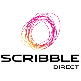 Scribble 4.5 x 1.5 Inch Flexible Magnetic Labels with Dry Wipe Surface - Gloss White (Pack of Ten)