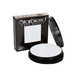 Mehron Makeup StarBlend Cake Makeup | Wet/Dry Pressed Powder Face Makeup | Powder Foundation | Moonlight White Face Paint & Body Paint 2 oz (56g)