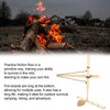Single Vesion Emergency Gear Props Paulownia Material Outdoor Bow Drill