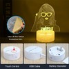 Deluisho Deluisho 3D Night Light, Songstress 3D Lamp Illusion LED,