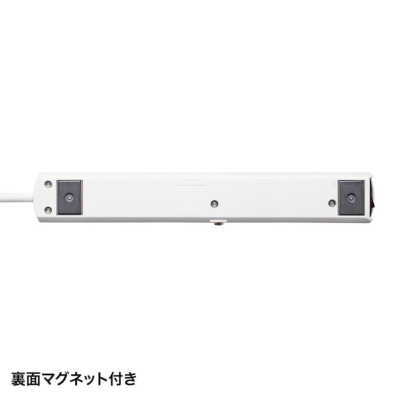 Sanwa Supply TAP-36MG-5 Power Supply Tap, 3P, 6 Outlets, 16.4