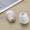 VGOL 50Pcs Plastic Tube Insert Plug Round End Plugs Tube