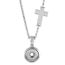Ginger Snaps Petite Sideways Cross Necklace
