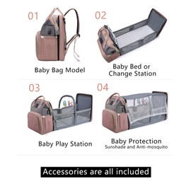 houscly Diaper Bags Backpack for Baby Boy : Large Baby Bag for Boys Girls Mom Toddler Women Men Dad Big Travel Newborn Essential Baby Registry Search Must Haves Grey