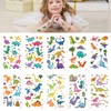 Cartoon Dinosaur Tattoos for Kids Girls Boys Birthday Party Favors