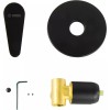 CNX Meer - Kit Con Regadera, Teléfono Y Accesorios Negro